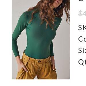 Duo Mock Neck Bodysuit Free People